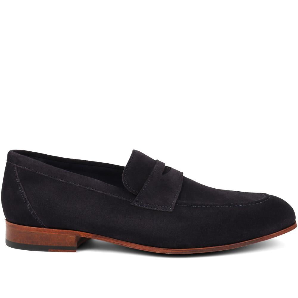 Navy Suede