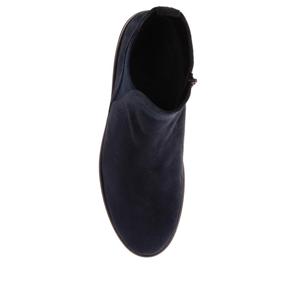 Navy Suede