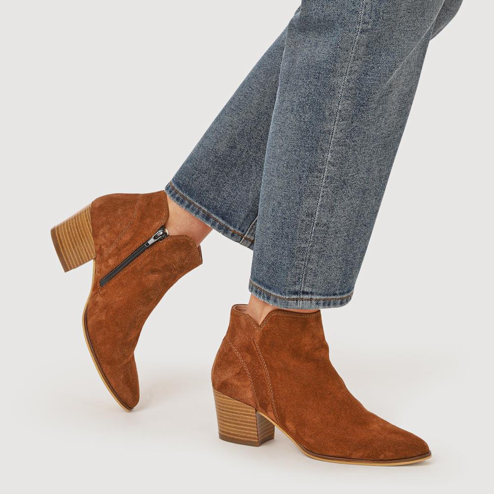 Cognac Suede