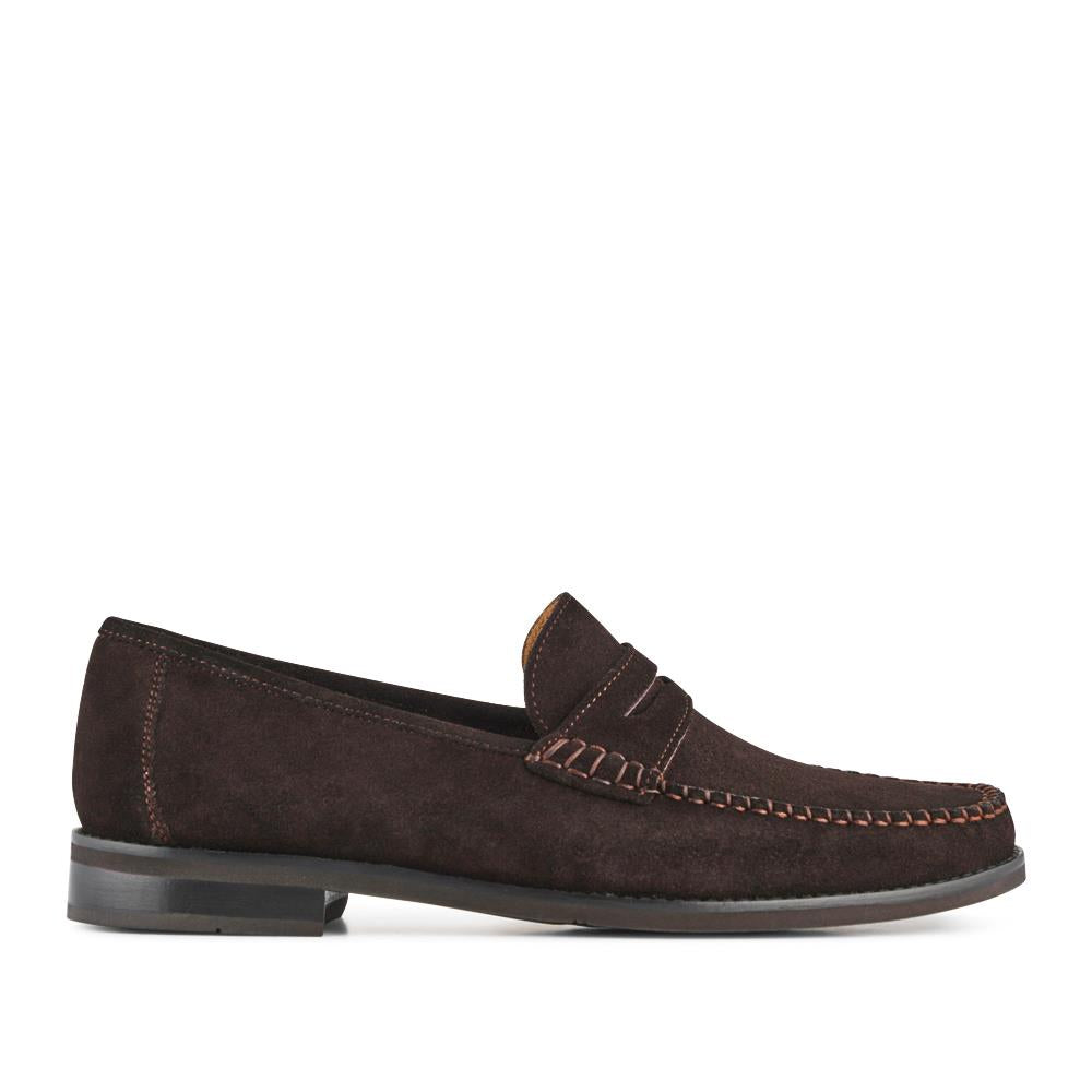 Dark Brown Suede