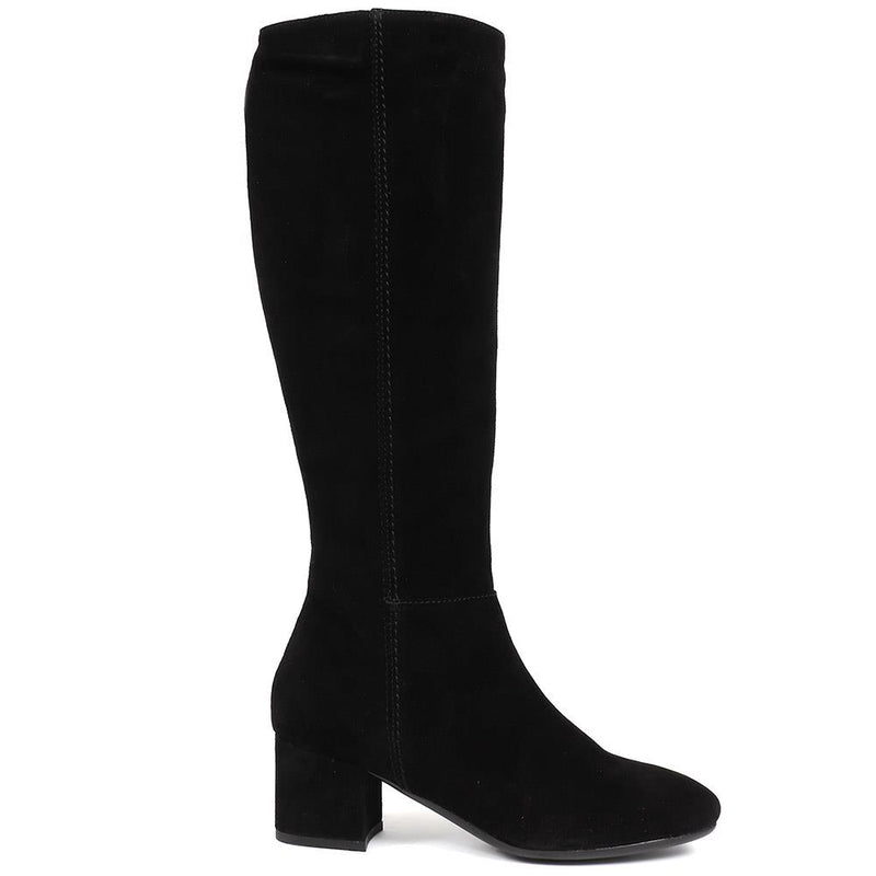 Slim calf boots deals