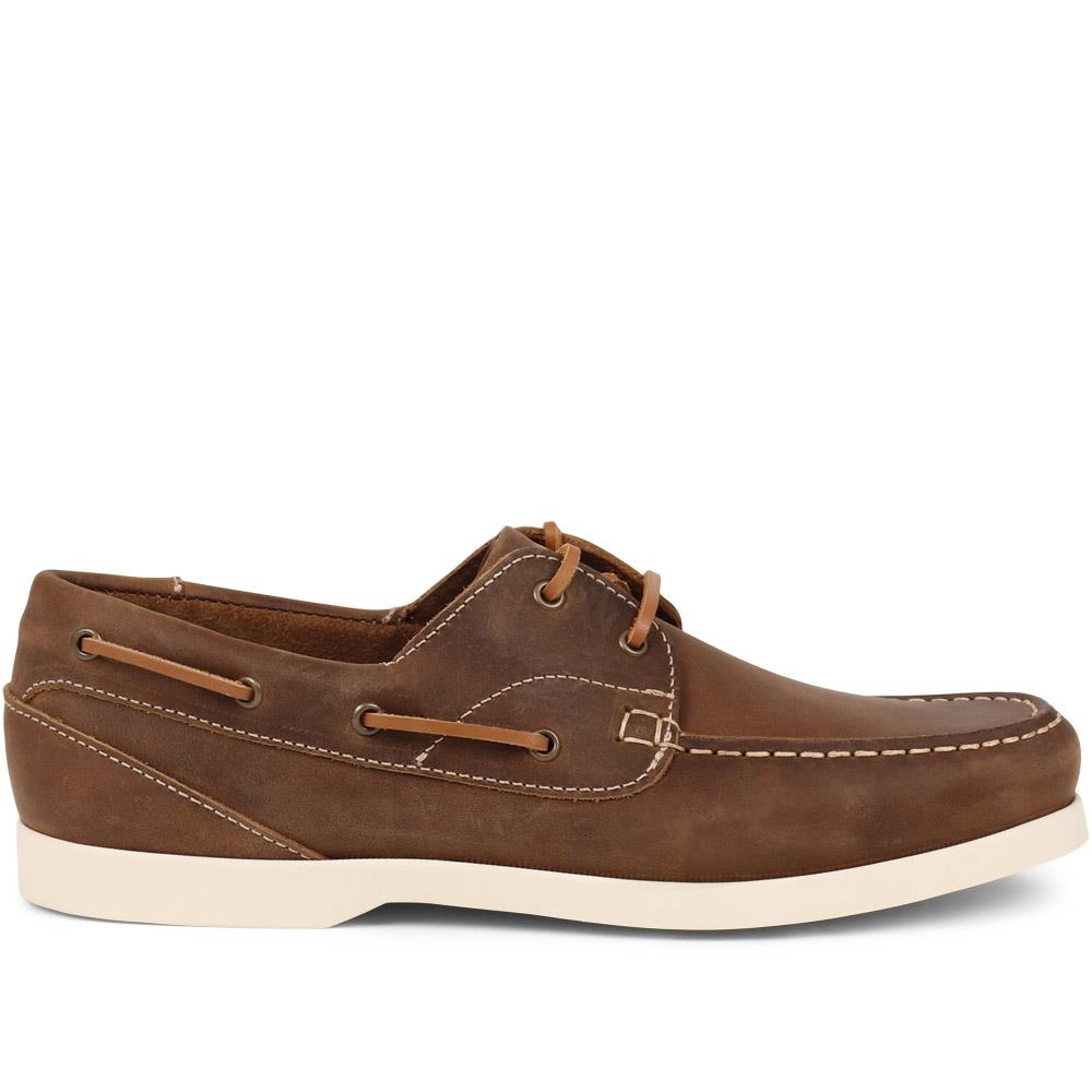 Parsons Leather Boat Shoes - PARSONS / 320 153 from Jones Bootmaker