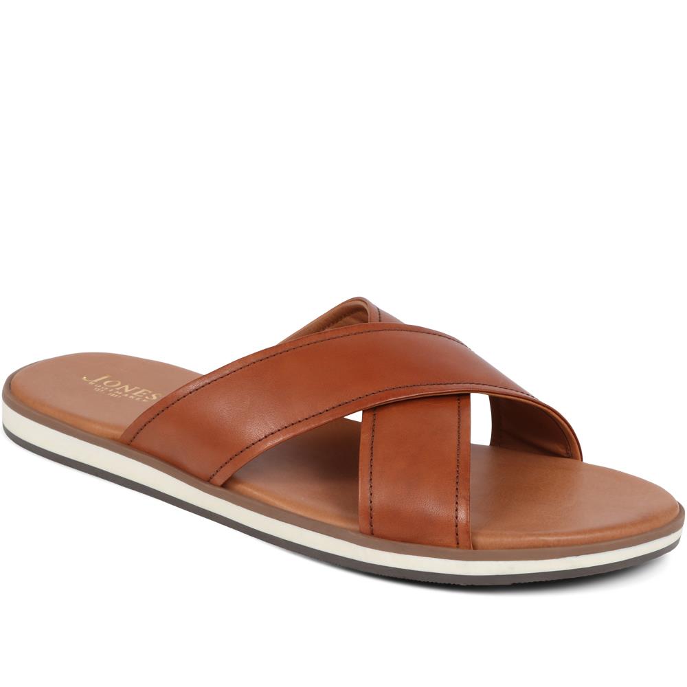 Whitstable Leather Sliders - WHITSTABLE / 325 003
