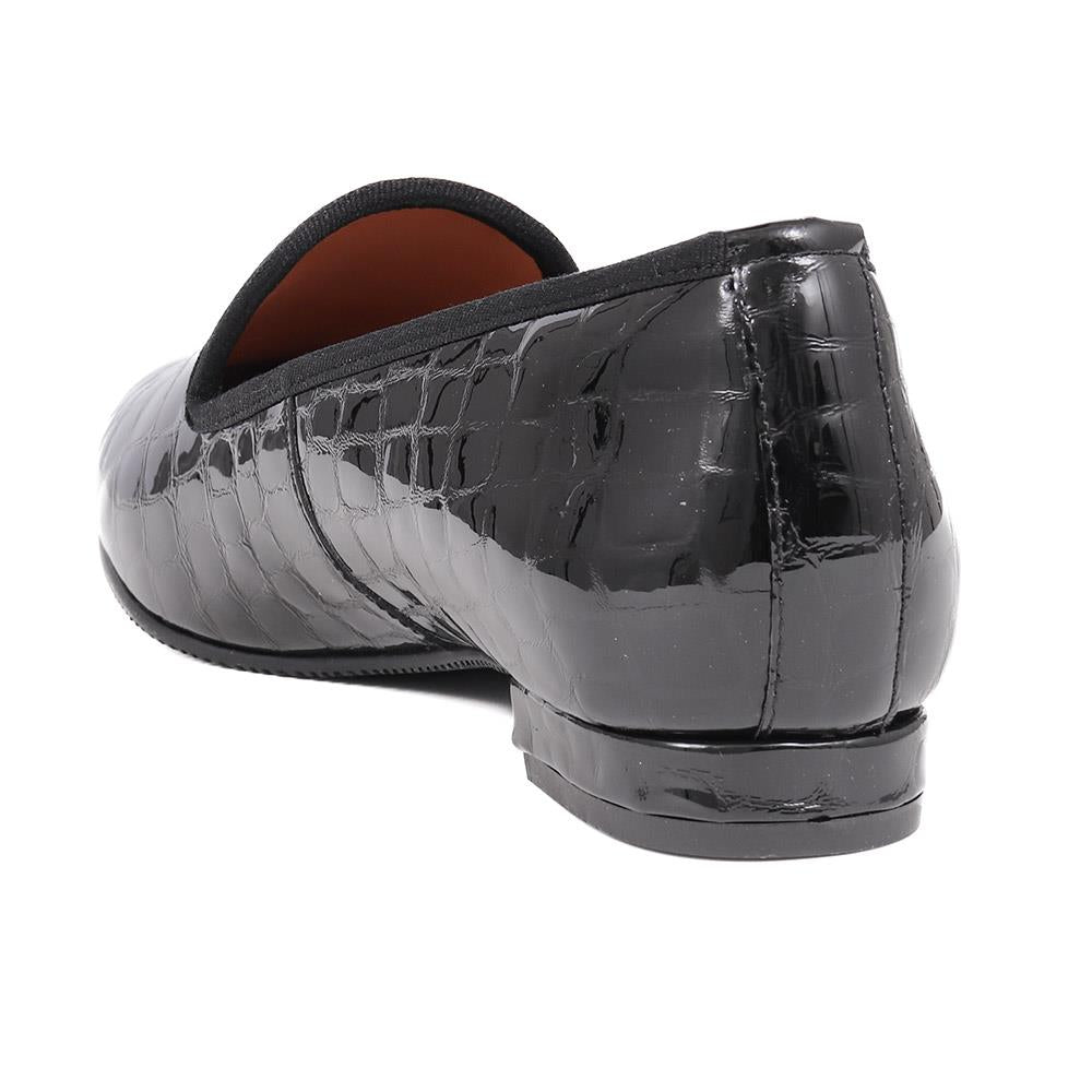Black Patent Croc