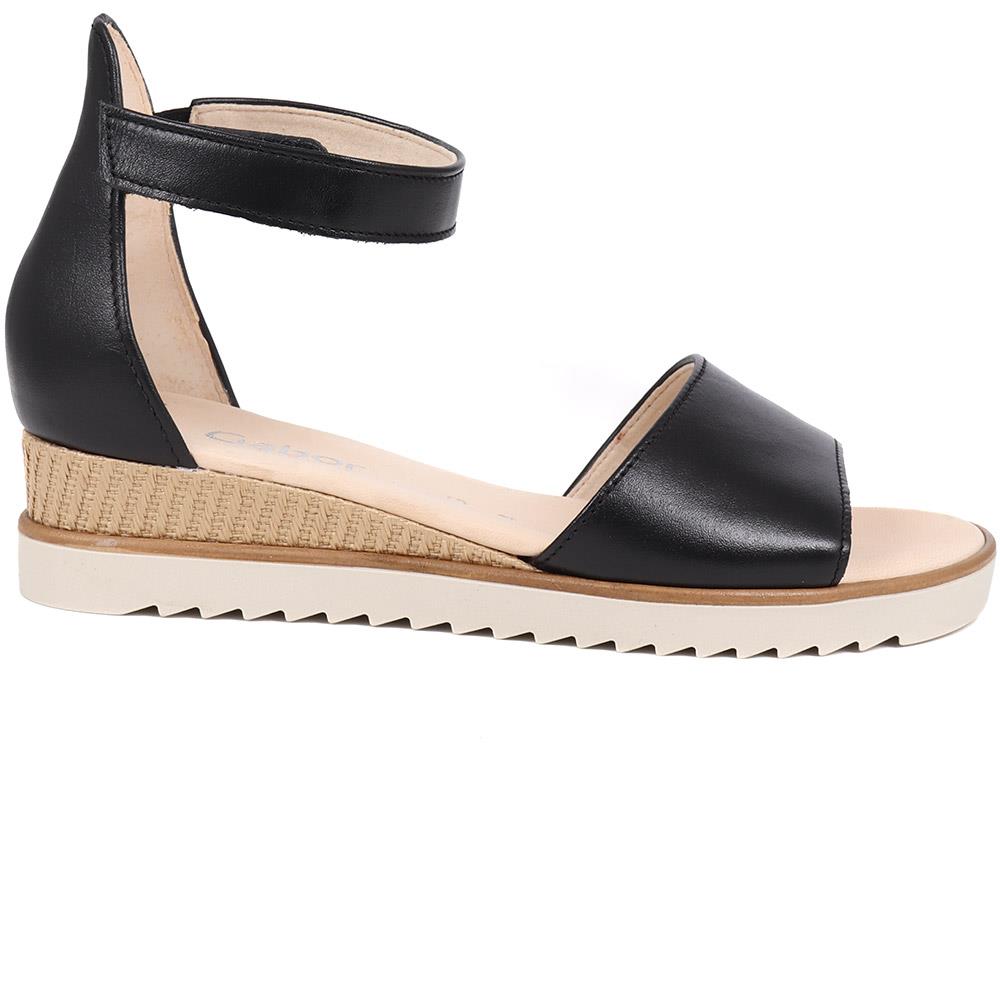 Womens leather wedges cheap