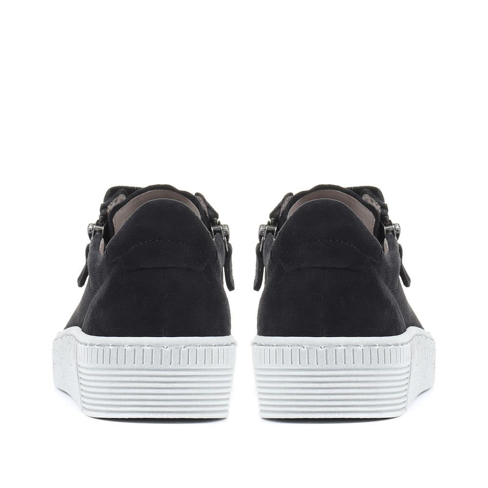 Navy Suede