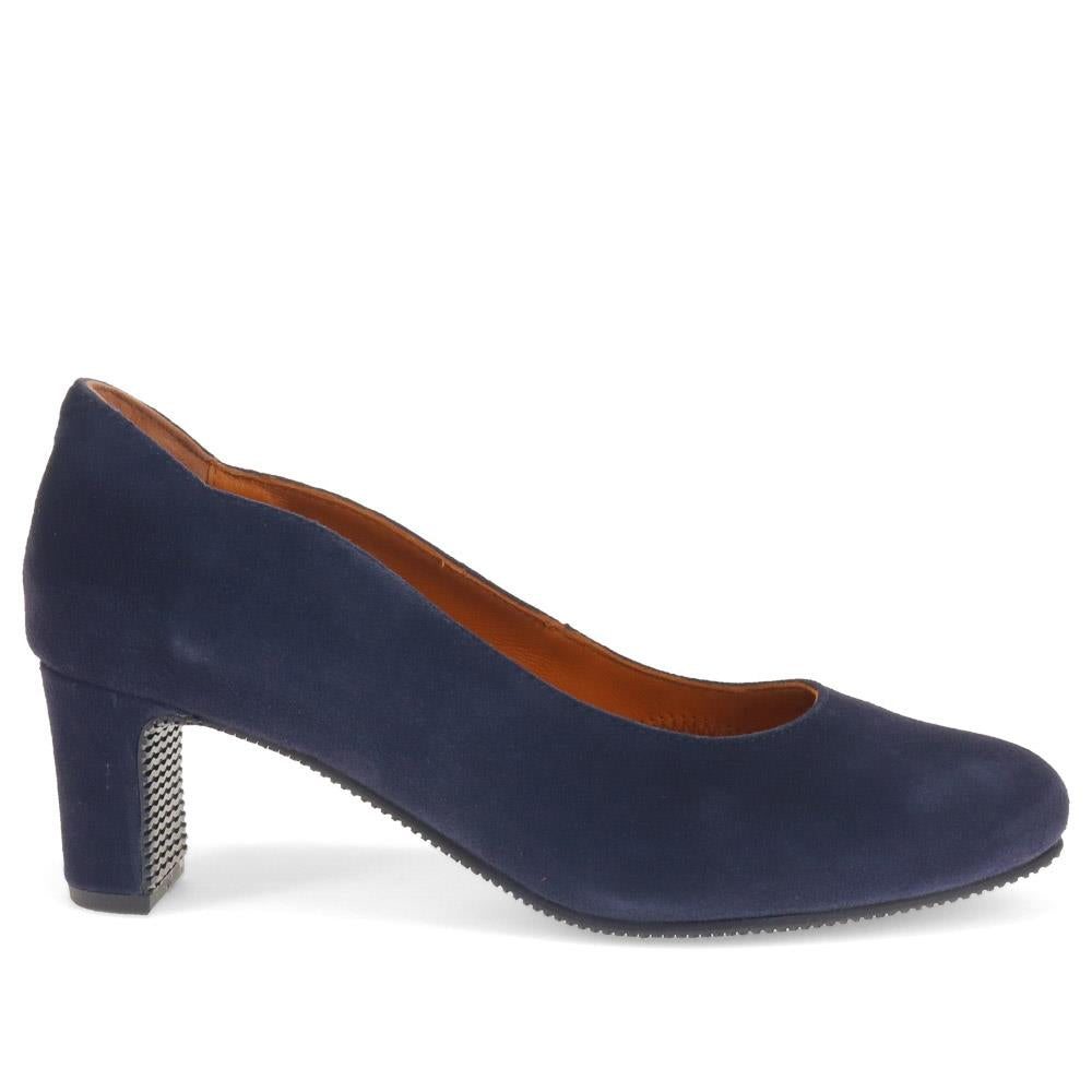 Navy Suede