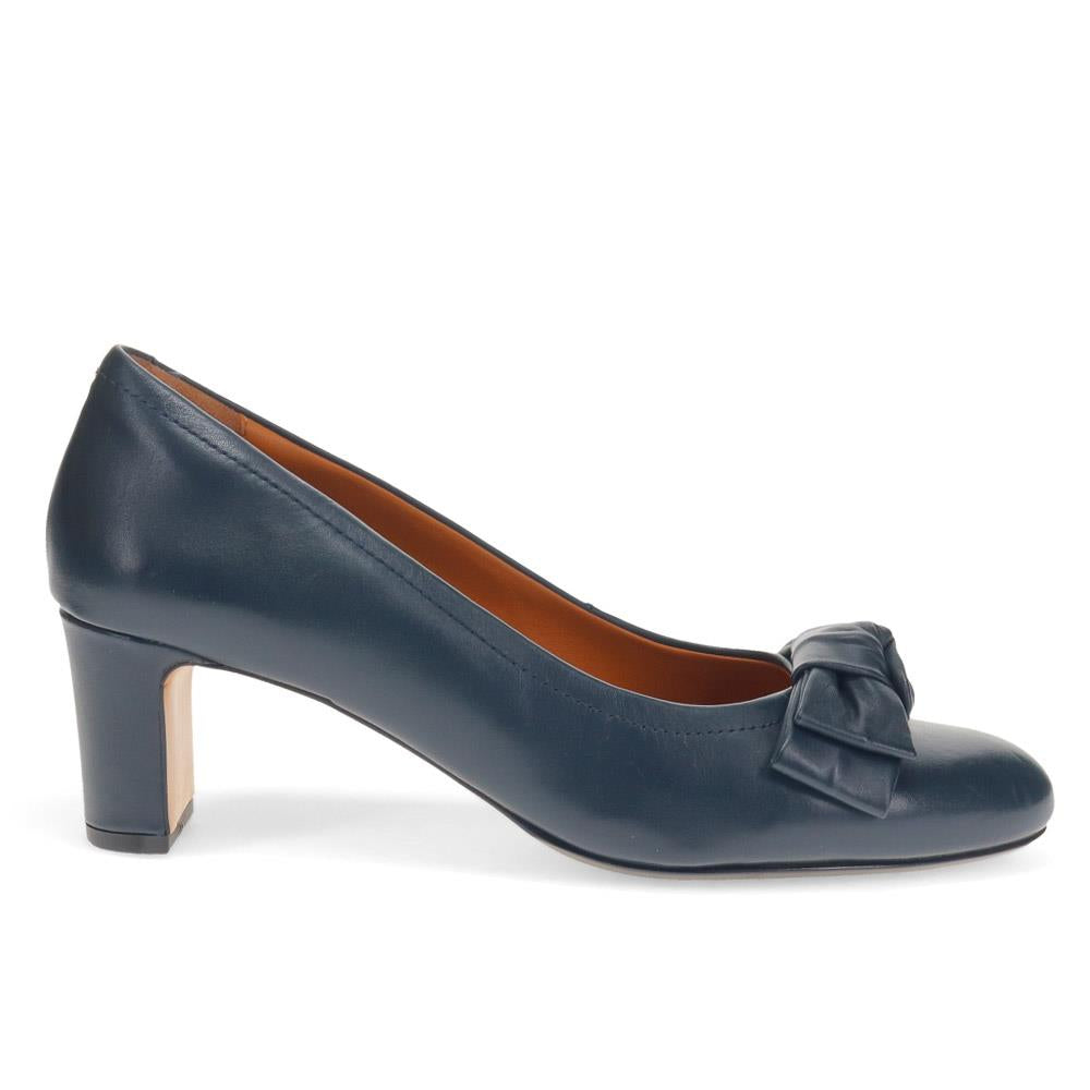 Navy Leather