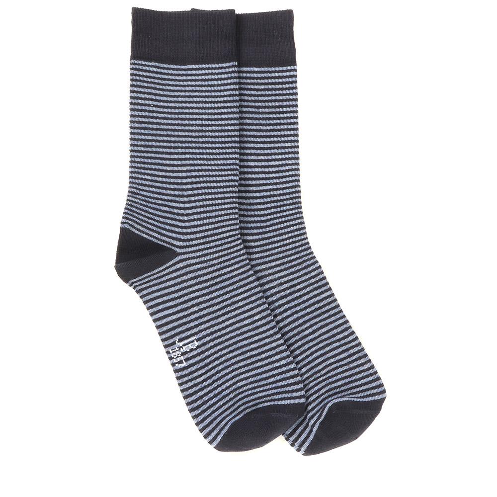 3 Pack Striped Cotton Socks - EKIN36503 / 323 136