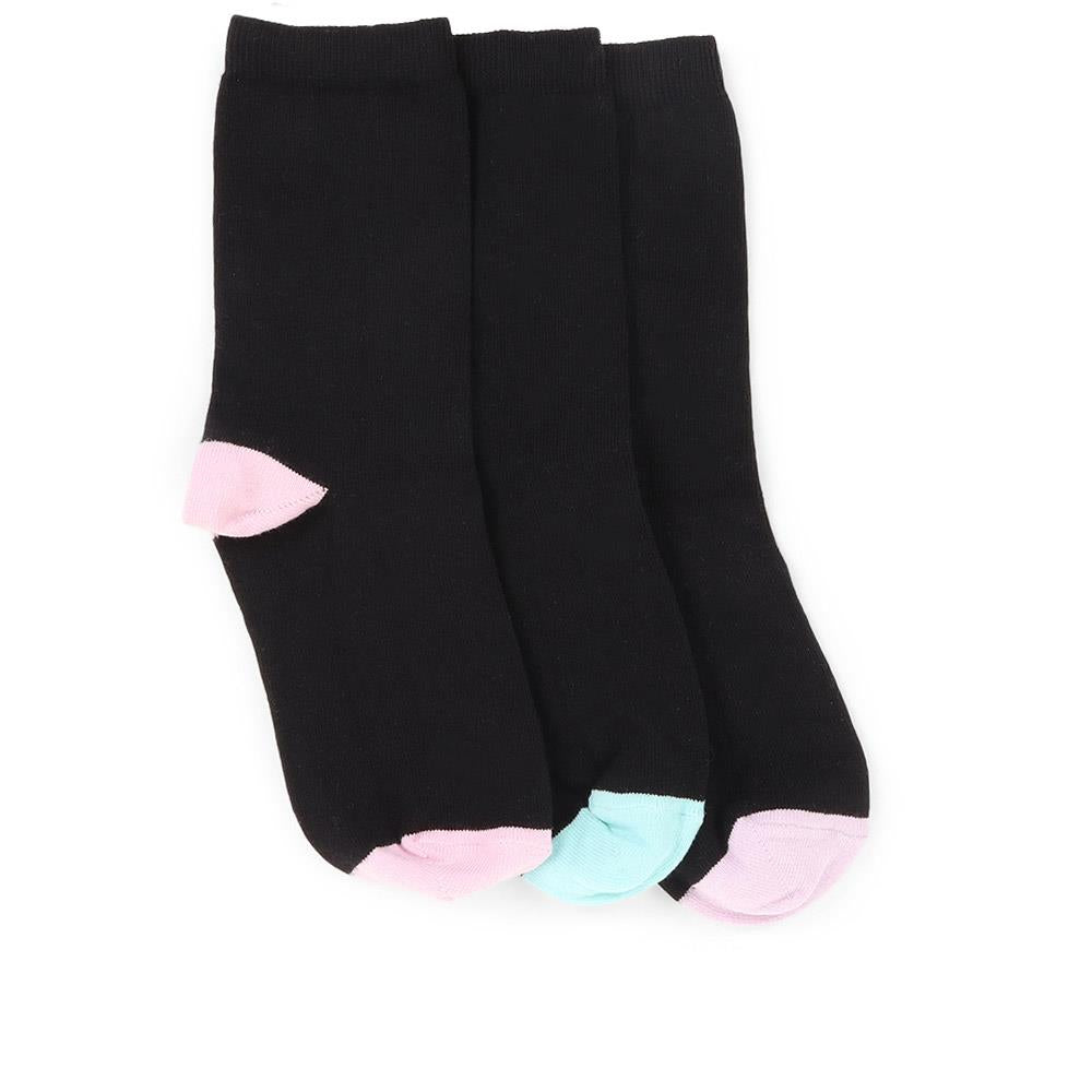 3 Pack Basic Ankle Socks - EKIN36509 / 323 571