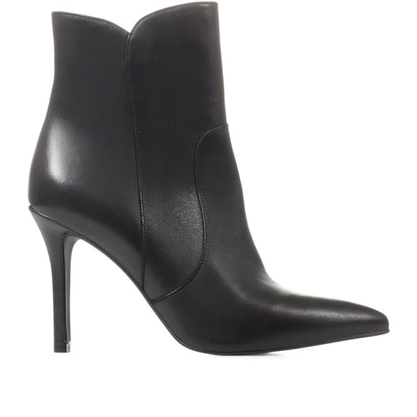 Cadence Heeled Leather Ankle Boots (CADENCE) by Jones Bootmaker