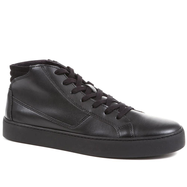 Thorpe Apple Leather High Tops (THORPE) by Consciously Crafted from ...