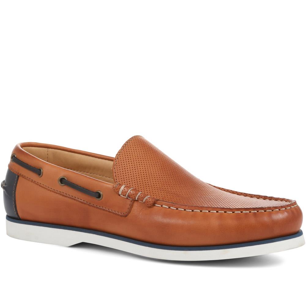Peer Leather Moccasin Shoes - PEER / 322 024