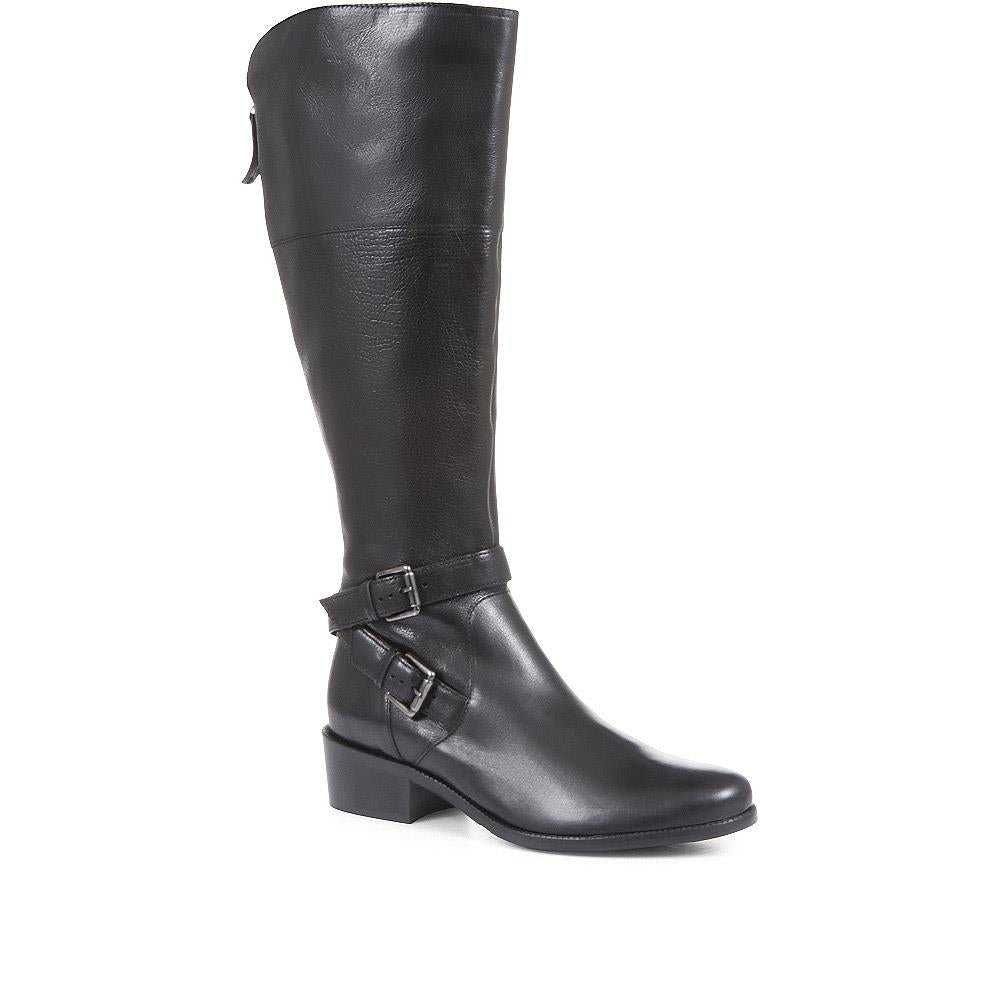 Phoebe Standard Fit Leather Knee High Boots (PHOEBEM) by Jones ...